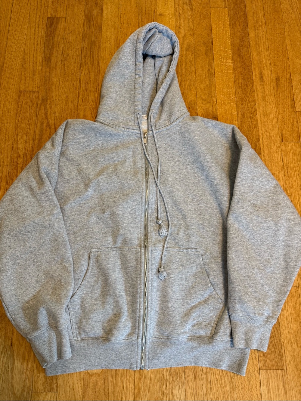 brandy oversized zip up